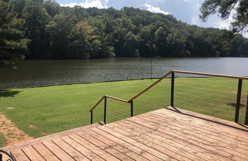 Duncanville Cabin | Tranquil 2 bedroom cabin on private lake. 15 minutes from university of Alabama