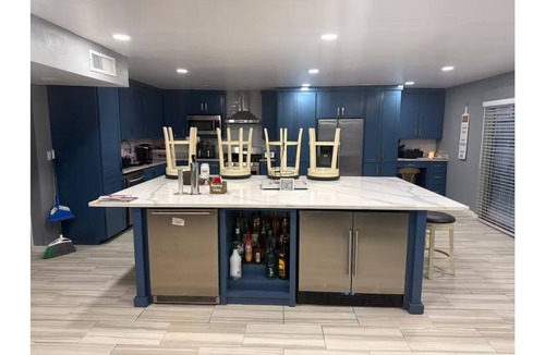 Biggs Field House | Tranquil 3-bedroom open floor pool house with AC in beautiful El Paso