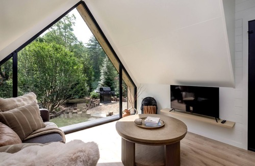 Balsam Grove Cabin | Tranquil A-Frame Oasis near Pisgah National Forest in North Carolina