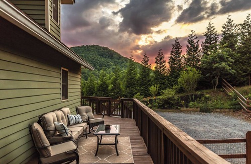 Gerton Cabin | Tranquil Lake Lure Views & Mountain Views | Hickory Nut Hideaway by AvantStay