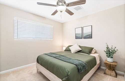 New Papago Parkway House | Tranquil Modern Getaway-Heated Pool Near Old Town w/Billiards Table