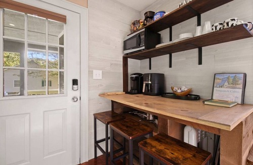 West Jefferson Cabin | Tranquil Riverfront Living at Sasquatch Cabin!