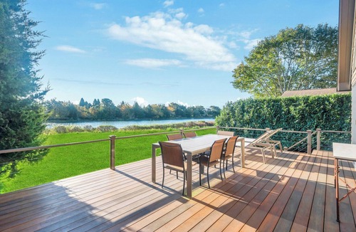 Shinnecock Hills House | Tranquil Waterfront A-Frame Retreat in Southampton