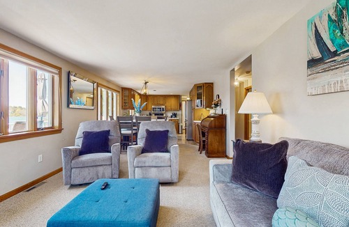 York Harbor House | Tranquil waterfront home with stunning views, a spacious deck, and a BBQ grill