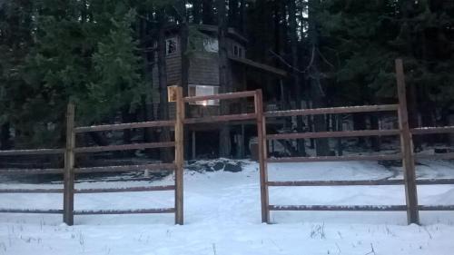 White Salmon House | Tree House Style Cabin Nestled at the Foot of Scenic Snow-Capped Mt. Adams, Washington