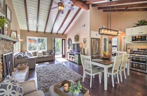 Lake Arrowhead House | Tree-Lined Twin Peaks Cottage w/Custom Stream