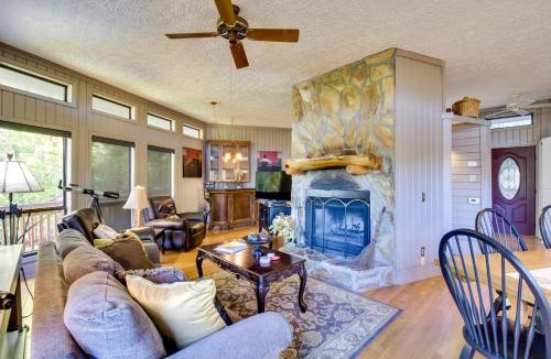 Sky Valley House | Tree-Top Cabin with Game Room and Mountain Views!