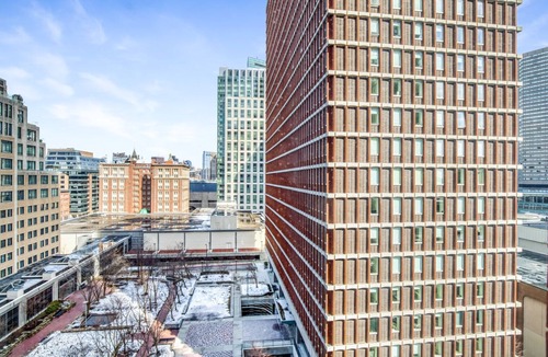 Prudential - St. Botolph Apartment | Trendy Back Bay Studio w/W/D & Gym, near Copley T & Shops, by Blueground