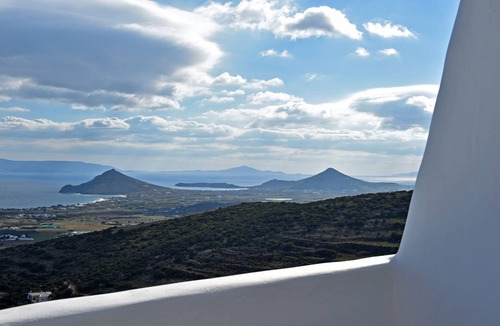 Paros Villa | Triad Villas · Panoramic three villa complex with