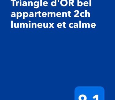 Bordeaux Golden Triangle Apartment | Triangle d'OR bel appartement 2ch lumineux et calme