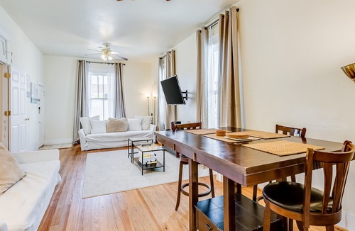 San Jacinto House | Triplex steps from beach - each home has central AC, full kitchen & private W/D
