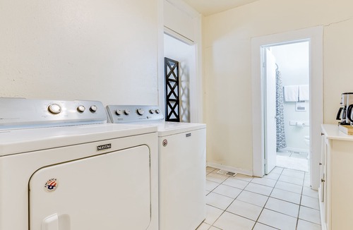 San Jacinto House | Triplex steps from beach - each home has central AC, full kitchen & private W/D