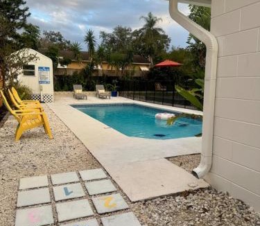Seffner Community Alliance House | Tropical escape Pool Garden & Patio Near Tampa