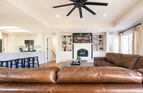 Littleton House | Tropical Oasis w/Private Heated Pool + Spa + Game Room