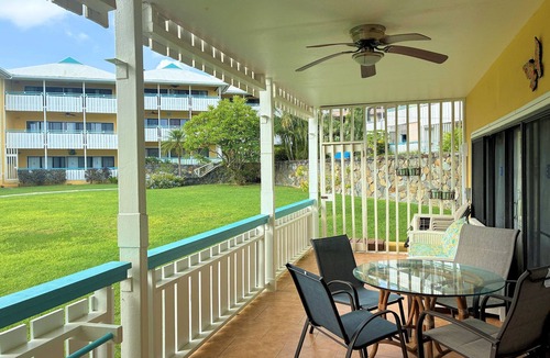 Estate Golden Rock Condo | Tropical Turtle STX at Colony Cove - 2 bed/2 bath seaside condo - beach and pool