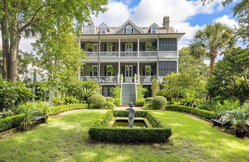 South of Broad House | True Southern Historic Charm by the Battery with Enchanting Charleston Gardens