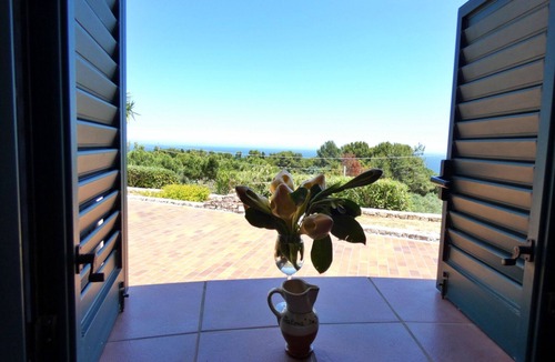 Marina di Novaglie Villa | Trullo Anthos - Beautiful Sea View and Private Garden