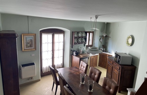 Sorano House | Tuscan house with heated pool at the start of archeological area of Vitozza