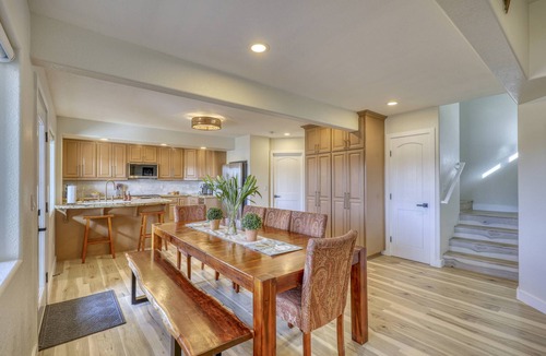 Pagosa Springs House | Tubing Promo! Lakefront, Fireplace, Large Deck, Yard & Dock. Mins from Uptown Dining & Trails!