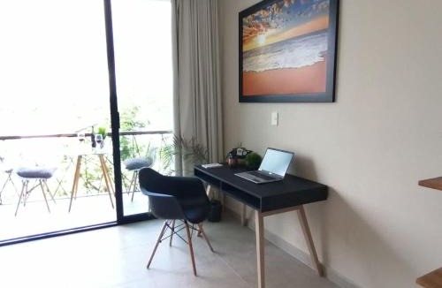 Tulum House | Tulum Home office Studio King bed with fast WiFi Gym Yoga laundry Pools and lift