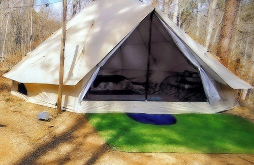 Cosby RV Rental | Twilight Timberline Escape Glamping Tent Site 11