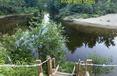 North Hudson Cabin | Two Adirondack cabins with mountain views and river access