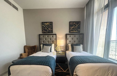 Dubai World Central Apartment | Two Bedroom Damac Celestia Top view - AL Maraseem