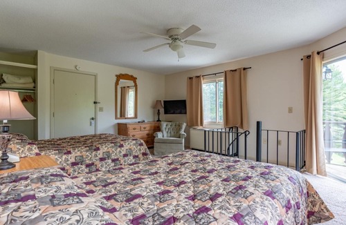 Beech Mountain Hotel | Two Level Condo Spiral Staircase, Fall in Love with Beech!