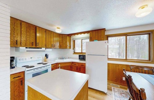 Eagle River House | Two Pickerel Lake cabins w/kayaks, dock, patio, grill & direct access to trails