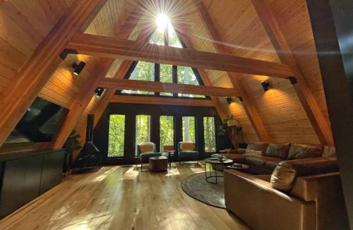 Rogers House | Two Pines Hollow - Private A-Frame Hot Tub Forest Retreat