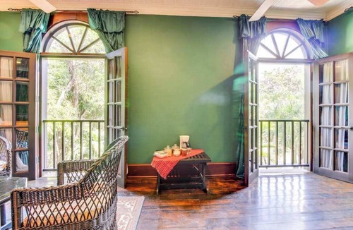Bullet Tree Falls House | Two Riverfront Suites with Shared Infinity Pool, Balcony Views, WiFi, AC - Dogs OK