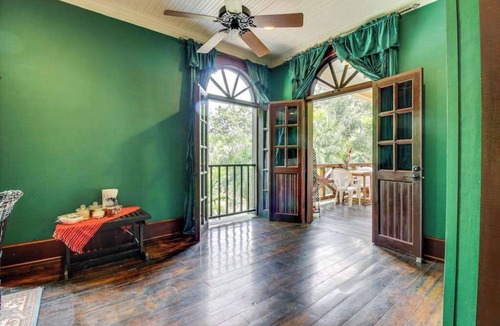 Bullet Tree Falls House | Two Riverfront Suites with Shared Infinity Pool, Balcony Views, WiFi, AC - Dogs OK