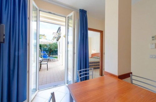Viserbella Apartment | TWO-ROOM APARTMENT 20 meters from the sea with courtyard, in Viserba, with covered parking.