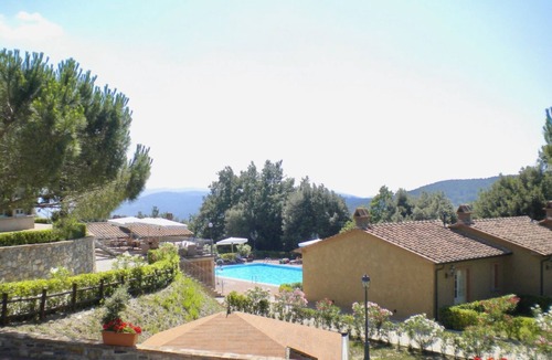 Monteverdi Marittimo Apartment | Two-room apartment, approximately 38 square meters, sleeps 4. Finely furnished and comprising a kitchenette equipped with dishes, an oven, a refrigerator with freezer, satellite TV, a living room with a double sofa bed, a double bedroom, and a private ba