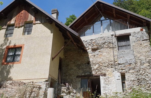 Bagni di Vinadio Cabin | Typical renovated alpine hut.