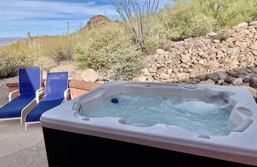 Twin Hills Estates House | Ultimate Mountain Privacy In The Saguaro National Park at Gates Pass.
