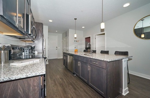 Downtown Indianapolis Apartment | Ultra Modern 2 BR 2 Bath w CityView Pool Park