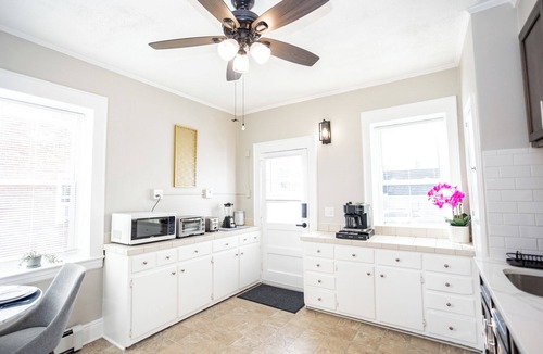 Ampere Apartment | Unique 1 BR. In-Unit Laundry, Parking, Private Entrance, Yoga Gym, Office