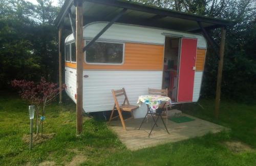 Les Cresnays Other | Unique 70s caravan, calm and relaxed