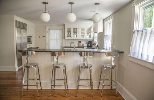 Nantucket Town House | Unique and Modern Home with Hot Tub and Game Room in Historic Downtown