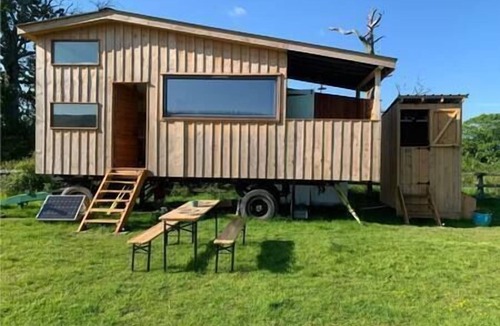 Graffham Cabin | Unique Cabin with breathtaking views, outdoor bath, and private field. Sleeps 4