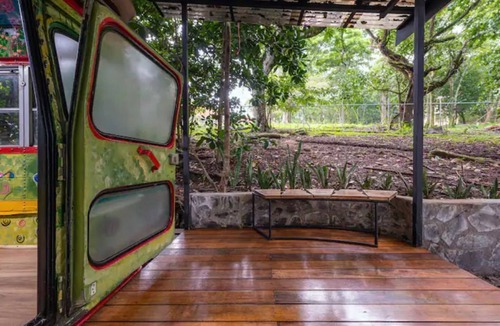 Concepcion House | UNIQUE COLOURFUL BUS NEAR AIRPORT COSTA RICA