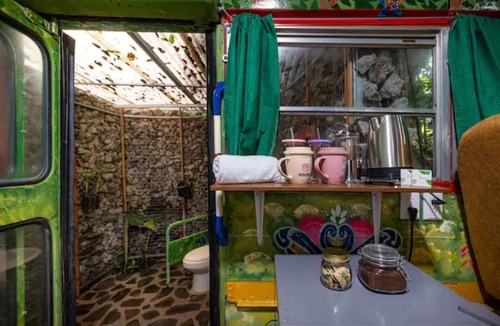 Concepcion House | UNIQUE COLOURFUL BUS NEAR AIRPORT COSTA RICA