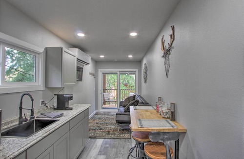 Pierce County Apartment | Unique Container Studio w/Deck & Fire Pit!