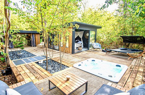 Landiras Cottage | Unique! Ecolodge with private Spa and Sauna