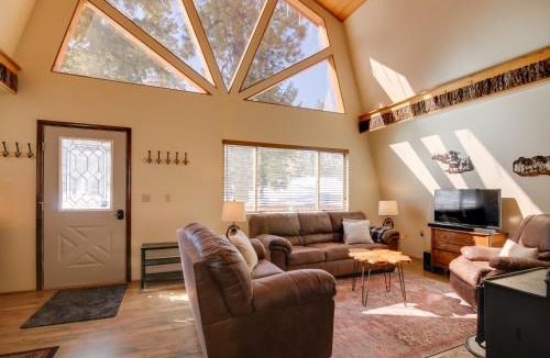 Duck Creek Village House | Unique Forest Cabin with Deck: Ski, Hike, Fish!