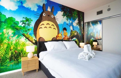 Adelaide Central Business District Apartment | Unique Ghibli Theme Apt-Pool-Gym-Sauna-Steam Room