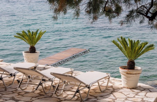 Barbati Villa | Unique luxury villa direct access to a private beach infinity pool 20mns Corfu