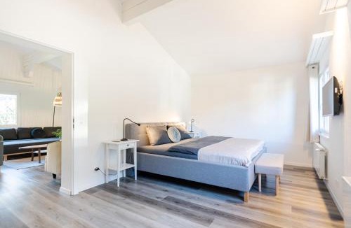 Blausee Apartment | Unique Penthouse with Gallery and Mountain View