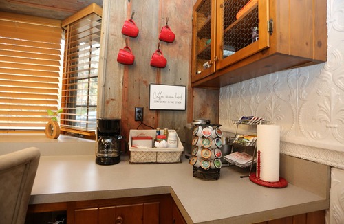 Seward County Cabin | Unique, rustic 4-bedroom cabin near Seward, NE with all the comforts of home.